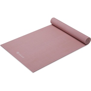 Gaiam Yoga Mat – Premium 5mm Solid Thick Non Slip Exercise & Fitness Mat for All Types of Yoga, Pilates & Floor Workouts (68″ x 24″ x 5mm)(Lilac)