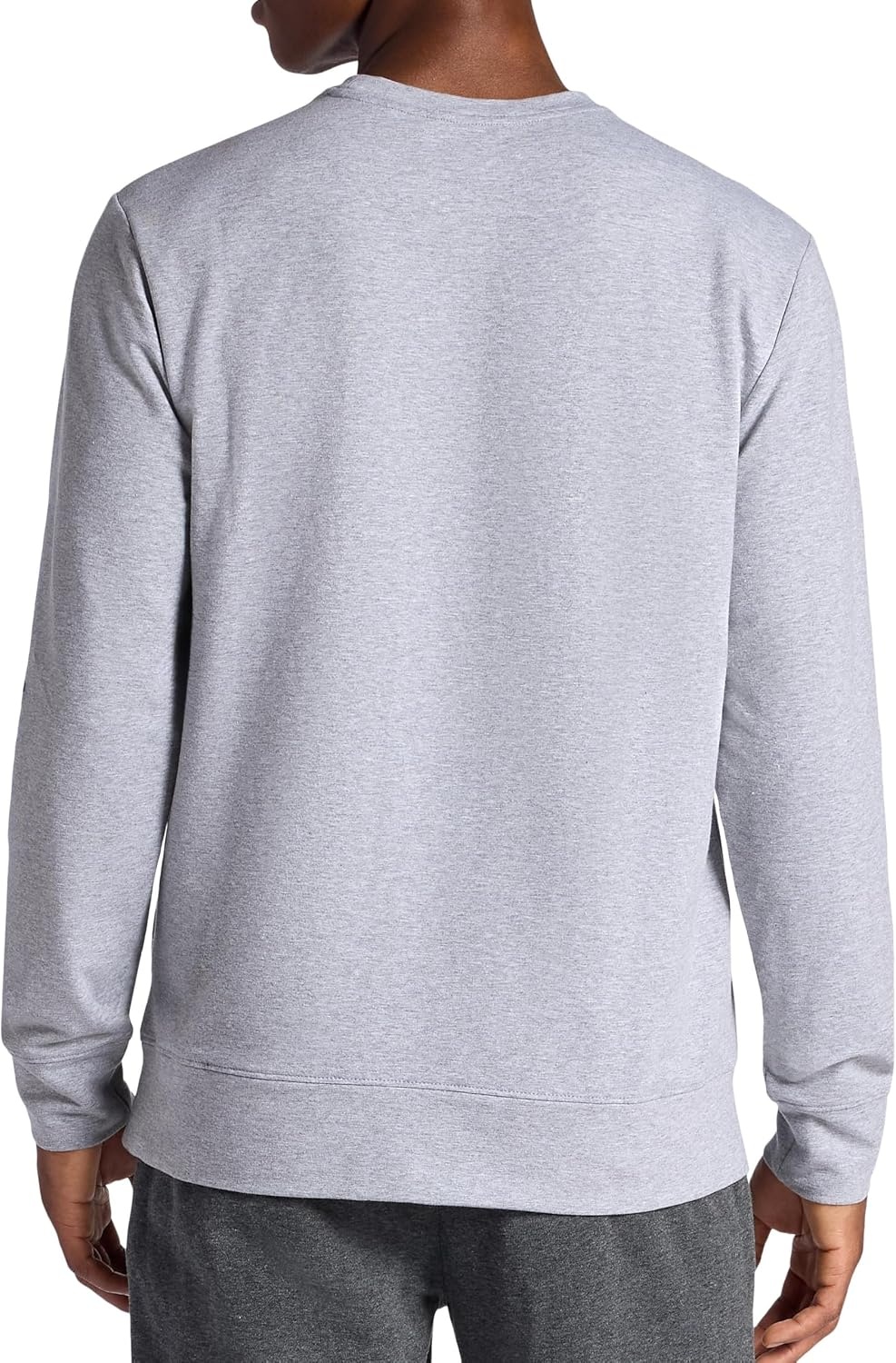 image:imageGaiam mens Namaste Crewneck Top Relaxed Fit Stretch Heavyweight Terry MaterialGrey Heather