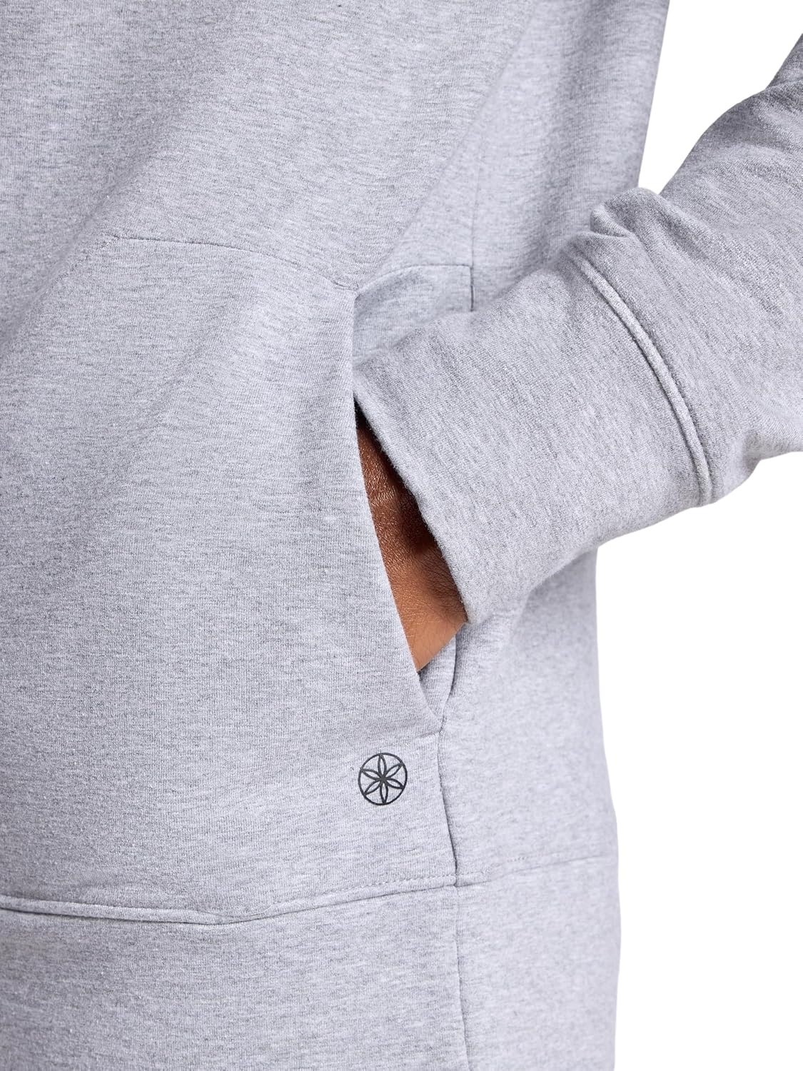 image:imageGaiam mens Namaste Crewneck Top Relaxed Fit Stretch Heavyweight Terry MaterialGrey Heather