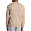 Gaiam Men’s Cozy & Cool Henley Shirt, Standard Fit, Stretch Midweight Micro Waffle Jacquard Material(Humus Heather)