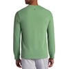 Gaiam Men’s Cozy & Cool Henley Shirt, Standard Fit, Stretch Midweight Micro Waffle Jacquard Material(Loden Frost)