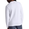 Gaiam Men’s Cozy & Cool Henley Shirt, Standard Fit, Stretch Midweight Micro Waffle Jacquard Material(Stark White)