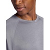 Gaiam Men’s Flow State Long Sleeve Crewneck Top, Standard Fit, Stretch Midweight Material(Sleet)