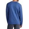 Gaiam Men’s Flow State Long Sleeve Crewneck Top, Standard Fit, Stretch Midweight Material(True Navy)