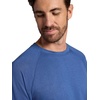 Gaiam Men’s Flow State Long Sleeve Crewneck Top, Standard Fit, Stretch Midweight Material(True Navy)