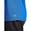Gaiam Men’s Power Long Sleeve Crewneck Raglan Top, Standard Fit, Stretch Midweight Material(Classic Blue Heather/Navy Heather)
