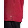 Gaiam Men’s Power Long Sleeve Crewneck Raglan Top, Standard Fit, Stretch Midweight Material(Garnet Heather/Ebony Heather)