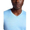 Gaiam mens Namaste Crewneck Top, Relaxed Fit, Stretch Heavyweight Terry Material(Placid Blue Heather)