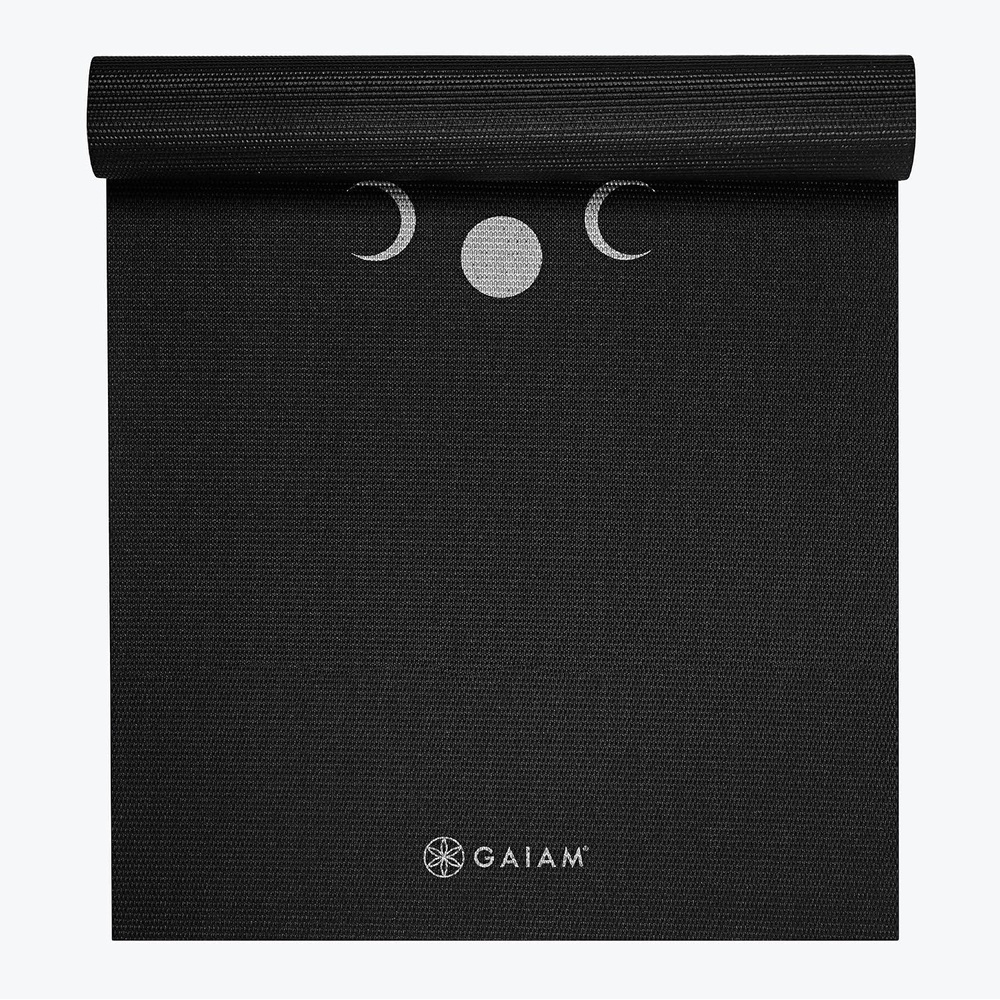 image:imageGaiam Premium Yoga Mat 6mm Thick Print MatNew Moon
