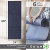 Gaiam Premium Yoga Mat, 6mm Thick Print Mat(Alignment Print (Ink))
