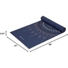 Gaiam Premium Yoga Mat, 6mm Thick Print Mat(Here & Now)