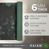 Gaiam Premium Yoga Mat, 6mm Thick Print Mat(Luminary)