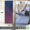 Gaiam Premium Yoga Mat, 6mm Thick Print Mat(Sublime Sky)