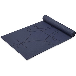 Gaiam Premium Yoga Mat, 6mm Thick Print Mat(Alignment Print (Ink))