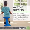 Gaiam Kids Wobble Stool Desk Chair, Flexible Seating(Blue)
