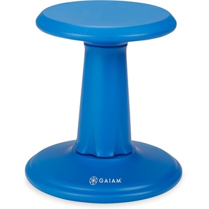Gaiam Kids Wobble Stool Desk Chair, Flexible Seating(Blue)