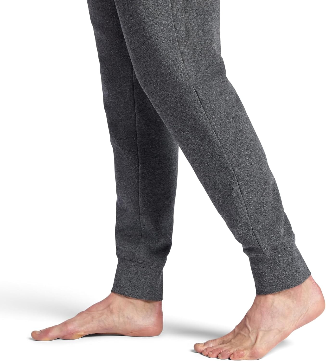 image:imageGaiam Mens Comfort Jogger Relaxed Fit 30 Inseam Stretch Heavyweight MaterialCharcoal Heather
