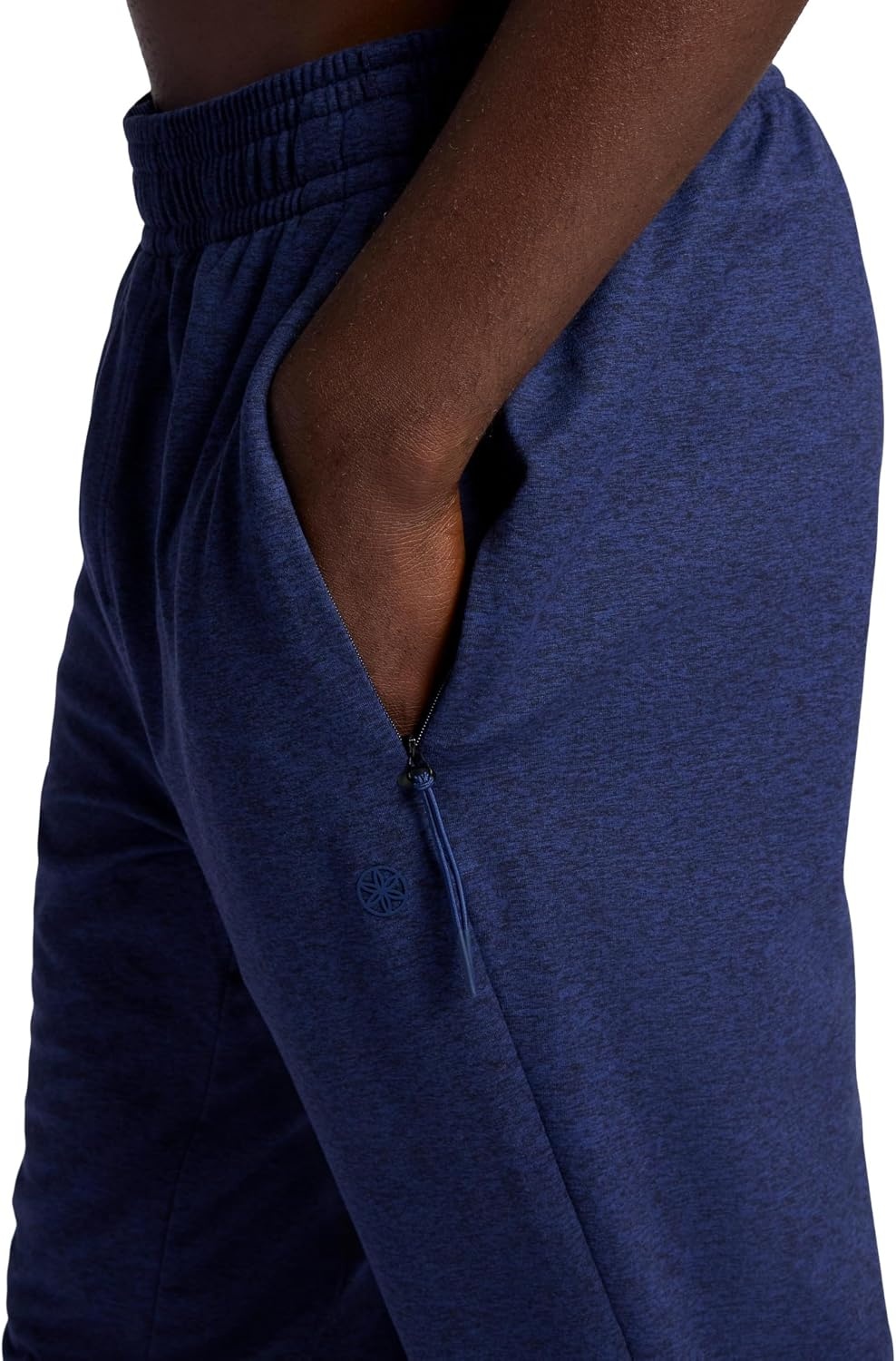 image:imageGaiam Mens Inner Strength Jogger Standard Fit 30 Inseam Stretch Midweight MaterialMedieval Blue Heather