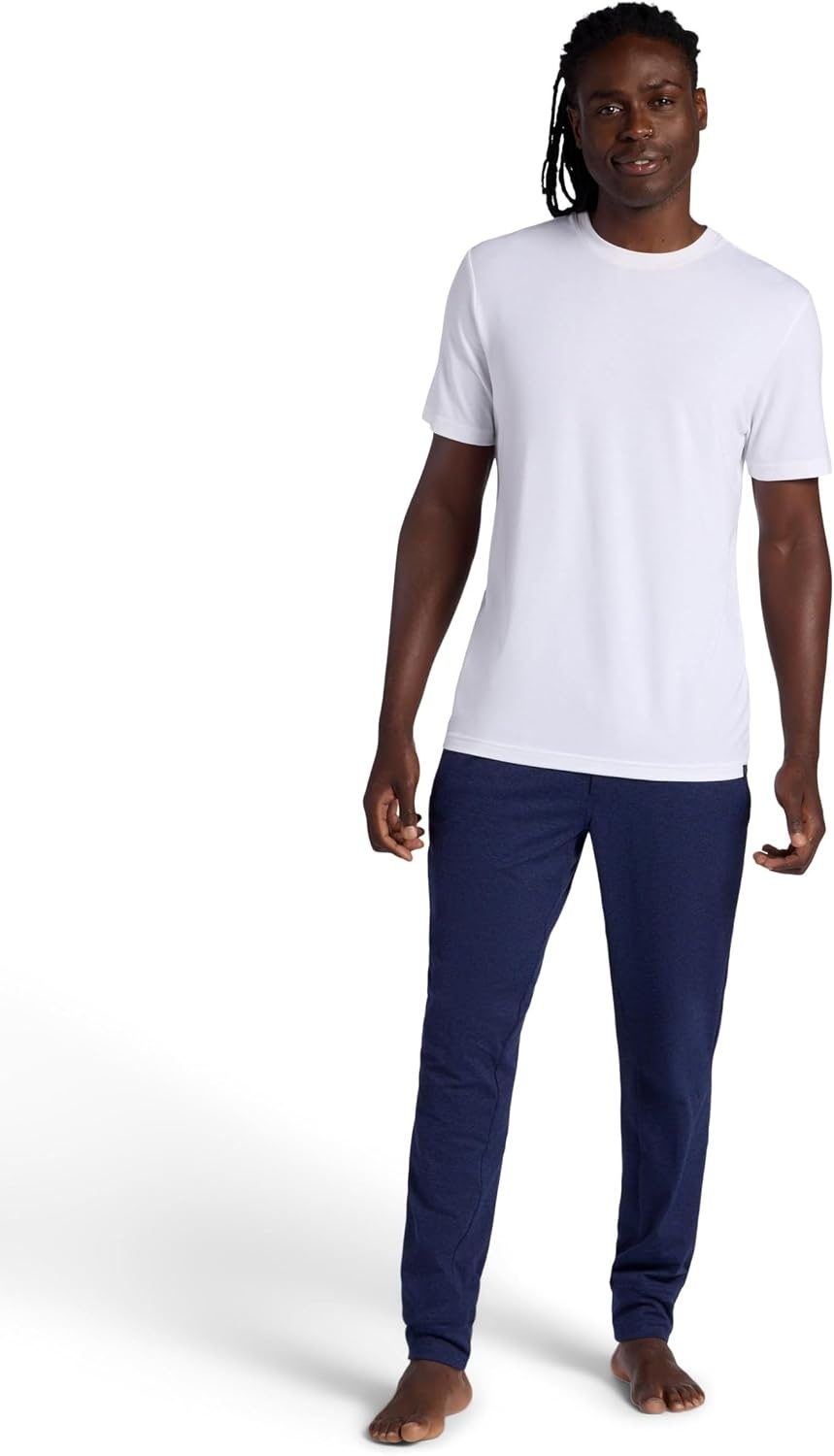 image:imageGaiam Mens Inner Strength Jogger Standard Fit 30 Inseam Stretch Midweight MaterialMedieval Blue Heather