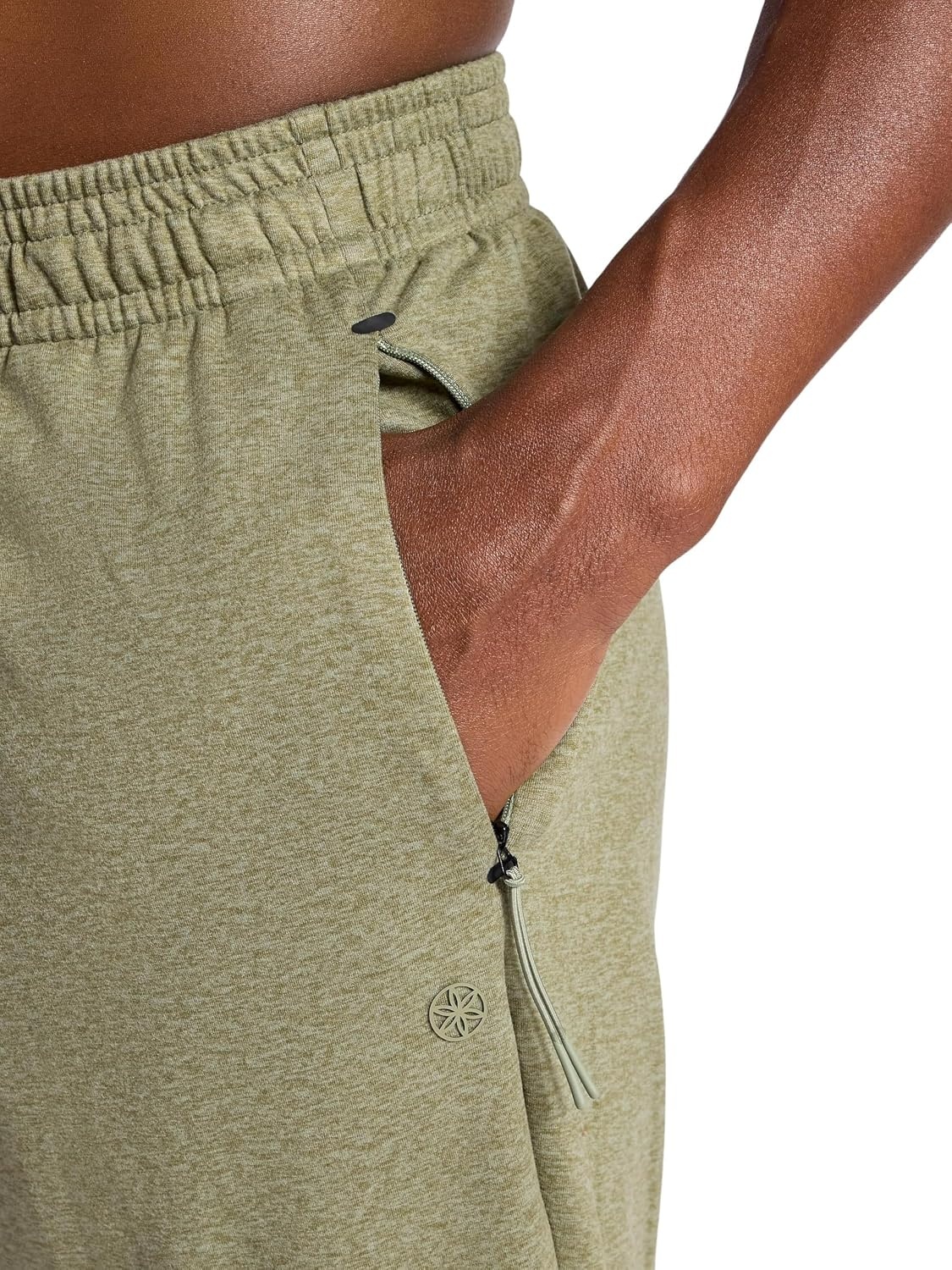 image:imageGaiam Mens Inner Strength Jogger Standard Fit 30 Inseam Stretch Midweight MaterialSea Spray Heather