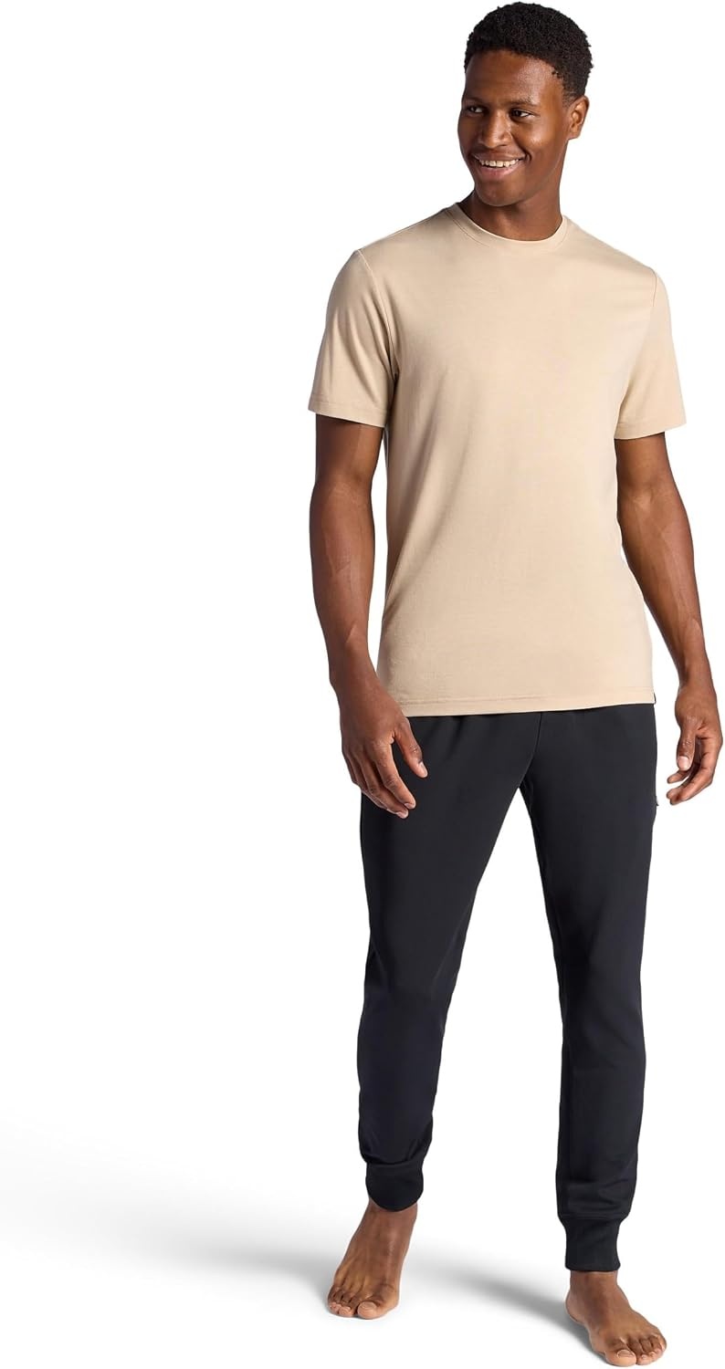 image:imageGaiam Mens Mantra Jogger Standard Fit 30 Inseam Stretch Midweight MaterialBlack