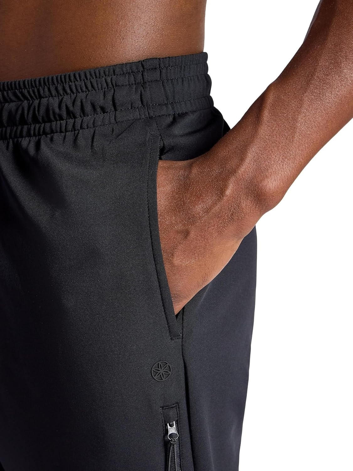 image:imageGaiam Mens Mantra Jogger Standard Fit 30 Inseam Stretch Midweight MaterialBlack