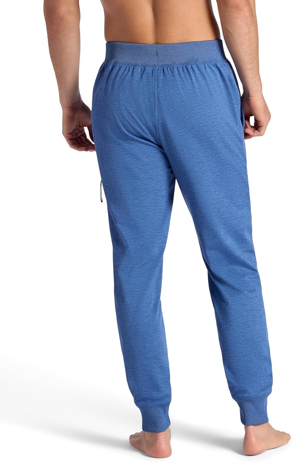 image:imageGaiam Mens Serenity Flow Jogger Standard Fit 30 Inseam Stretch Midweight MaterialTrue Navy Heather