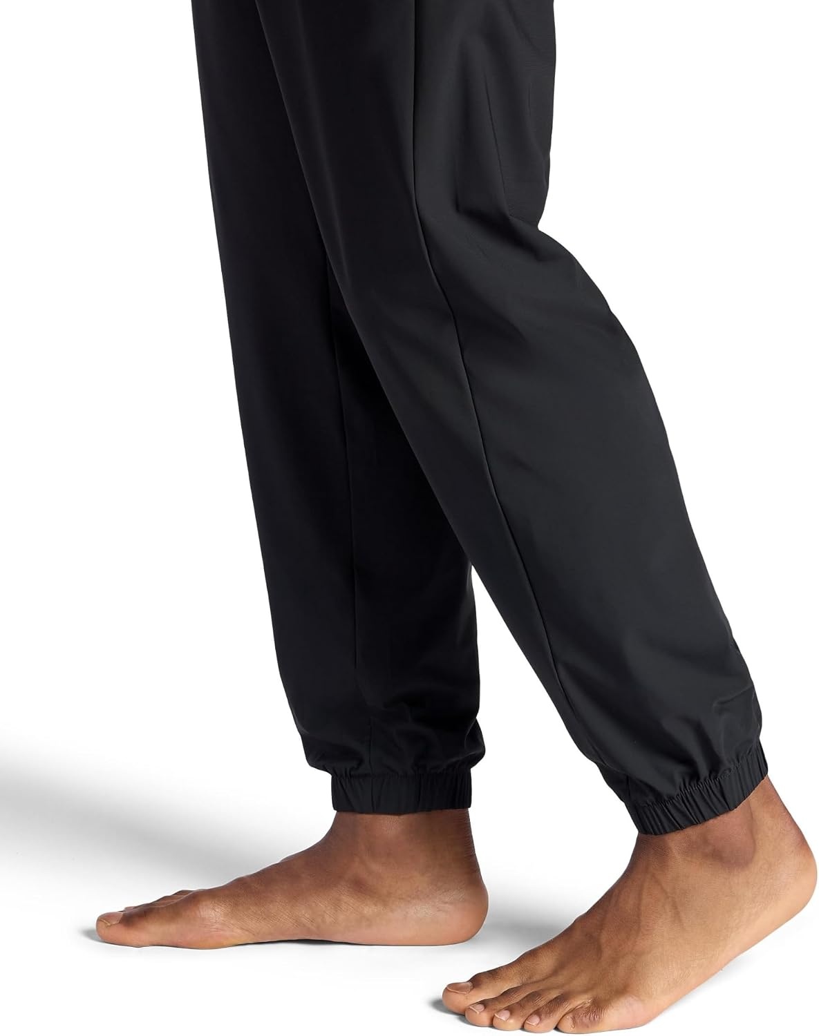 image:imageGaiam Mens Warrior Pose Pant Standard Fit 31 Inseam Stretch Lightweight Material MoistureWickingBlack