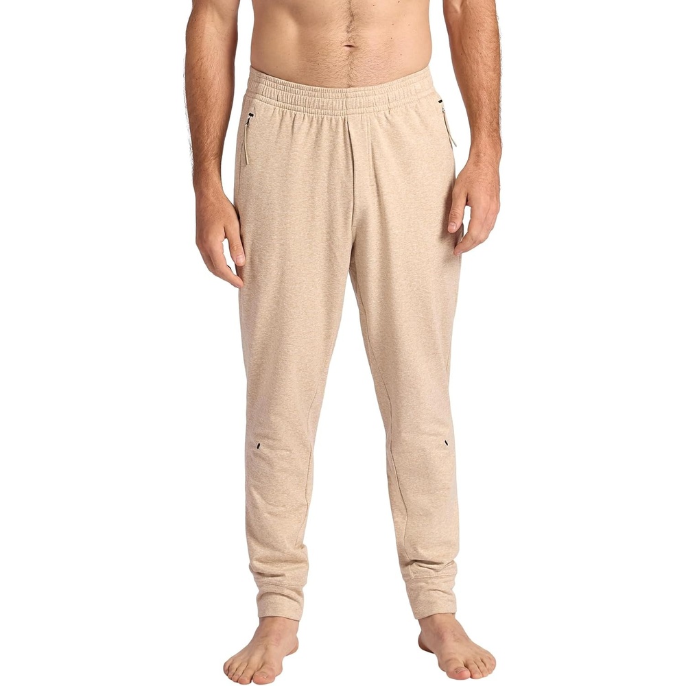 image:imageGaiam Mens Inner Strength Jogger Standard Fit 30 Inseam Stretch Midweight MaterialHumus Heather
