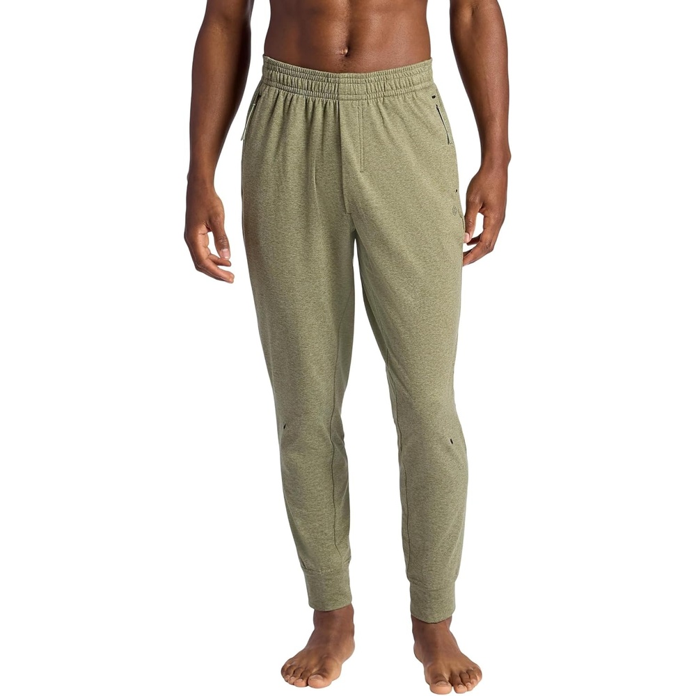 image:imageGaiam Mens Inner Strength Jogger Standard Fit 30 Inseam Stretch Midweight MaterialSea Spray Heather