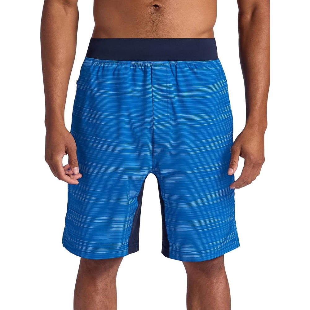 image:imageGaiam Mens Streak 9 Short Standard Fit Stretch Lightweight Material MoistureWickingClassic Blue
