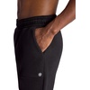 Gaiam Men’s Comfort Jogger, Relaxed Fit, 30” Inseam, Stretch Heavyweight Material(Black)