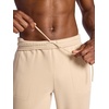Gaiam Men’s Comfort Jogger, Relaxed Fit, 30” Inseam, Stretch Heavyweight Material(Humus)