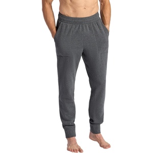 Gaiam Men’s Comfort Jogger, Relaxed Fit, 30” Inseam, Stretch Heavyweight Material(Charcoal Heather)