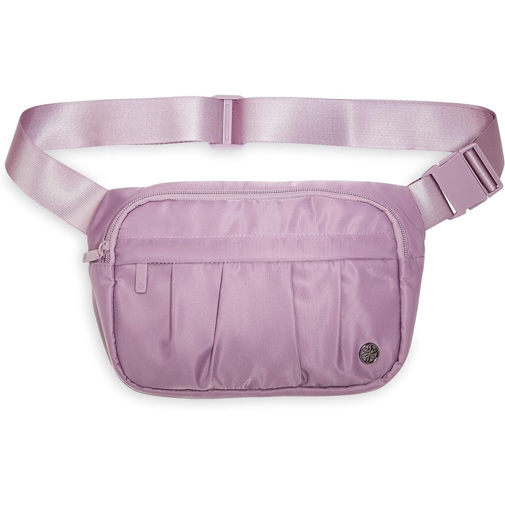 image:imageGaiam Fanny Pack Running Belt Bag Out amp About Waist Pack Cell Phone Holder Exercise Gym Slim Zipper Workout Pouch Jogging Bag Multi Pocket Adjustable Walking Runner Accessories WomenRose