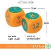 Kidnasium Exercise Dice & Activity Coins, Soft Foam 6-Sided Movement Dice Fun Educational Classroom Gym Learning Game for Active Boys & Girls Ages 4 and Up(Exercise Dice)