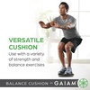 Gaiam Balance Disc Wobble Cushion, 16″, Core Stability Seat(Black Cushion)
