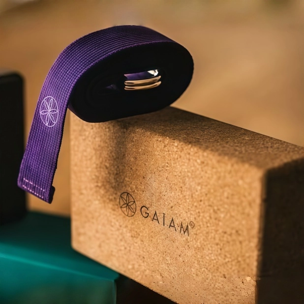 GAIAM non slip yoga mat and FitnessAtHome