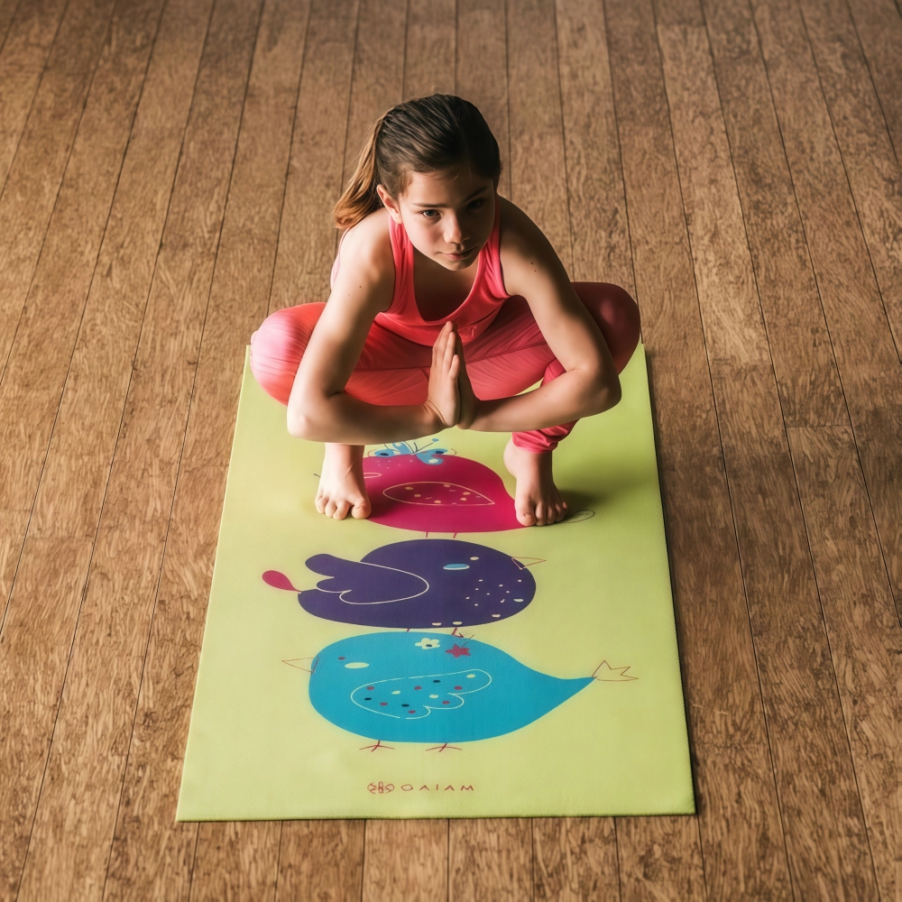 GAIAM non slip yoga mat and FitnessAtHome