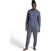 Gaiam Men’s Zen Flex Pullover Hoodie, Standard Fit, Stretch Midweight Terry Material(Cool Grey Heather)
