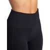 Gaiam Women’s Om High Rise Salutations 7/8 Legging, Slim Fit, 25” Inseam, Moisture-Wicking(Black (Tap Shoe))