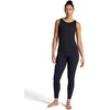 Gaiam Women’s Om High Rise Salutations 7/8 Legging, Slim Fit, 25” Inseam, Moisture-Wicking(Black (Tap Shoe))