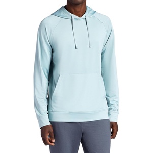 Gaiam Men’s Zen Flex Pullover Hoodie, Standard Fit, Stretch Midweight Terry Material(Slate)