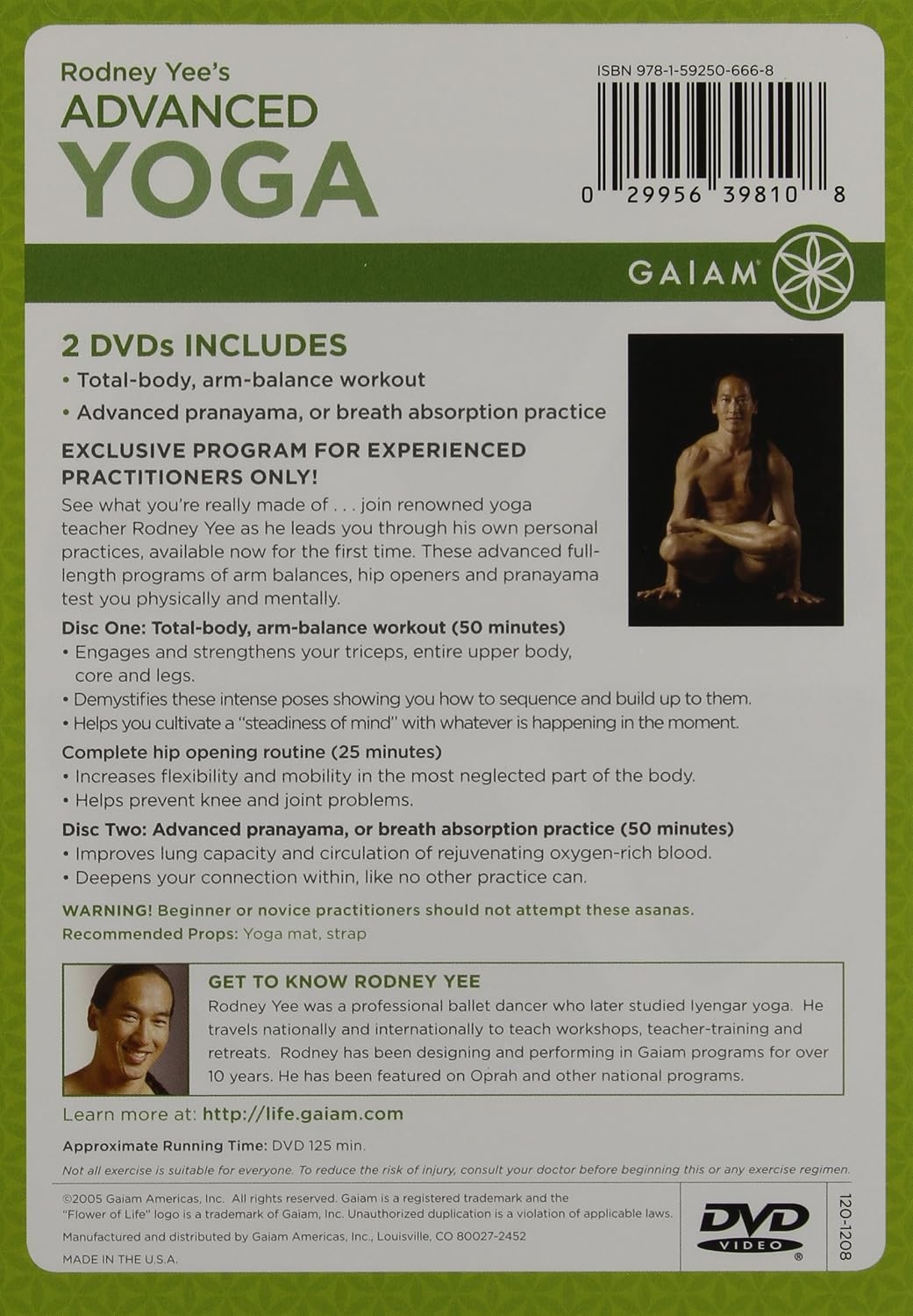 image:imageRodney Yee Advanced Yoga