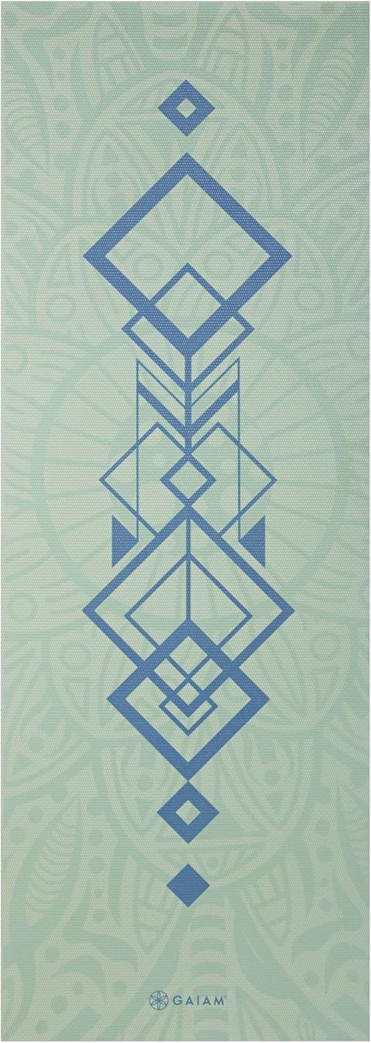image:imageGaiam Yoga Mat Classic Print 4mm NonSlip MatFijian Dream