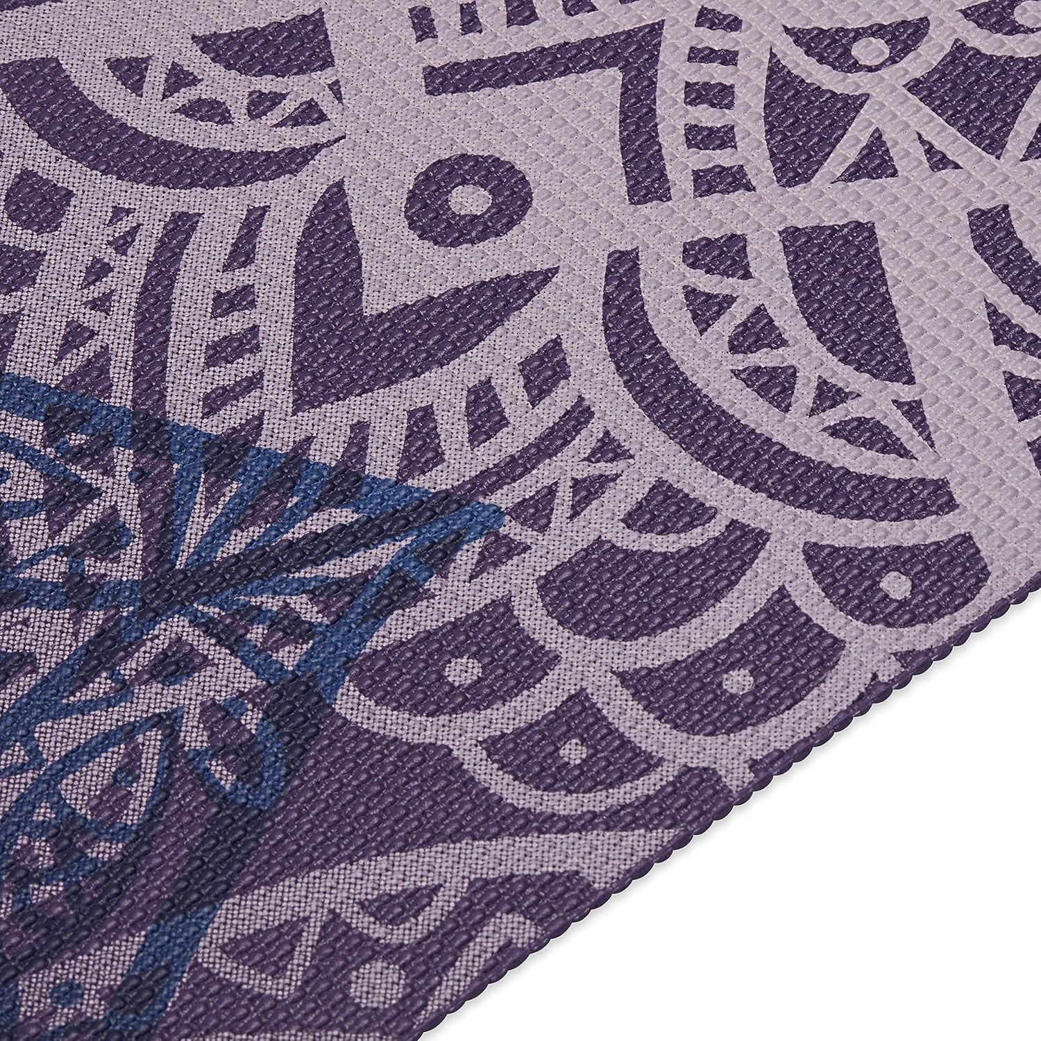 image:imageGaiam Yoga Mat Classic Print 4mm NonSlip MatPurple Lattice