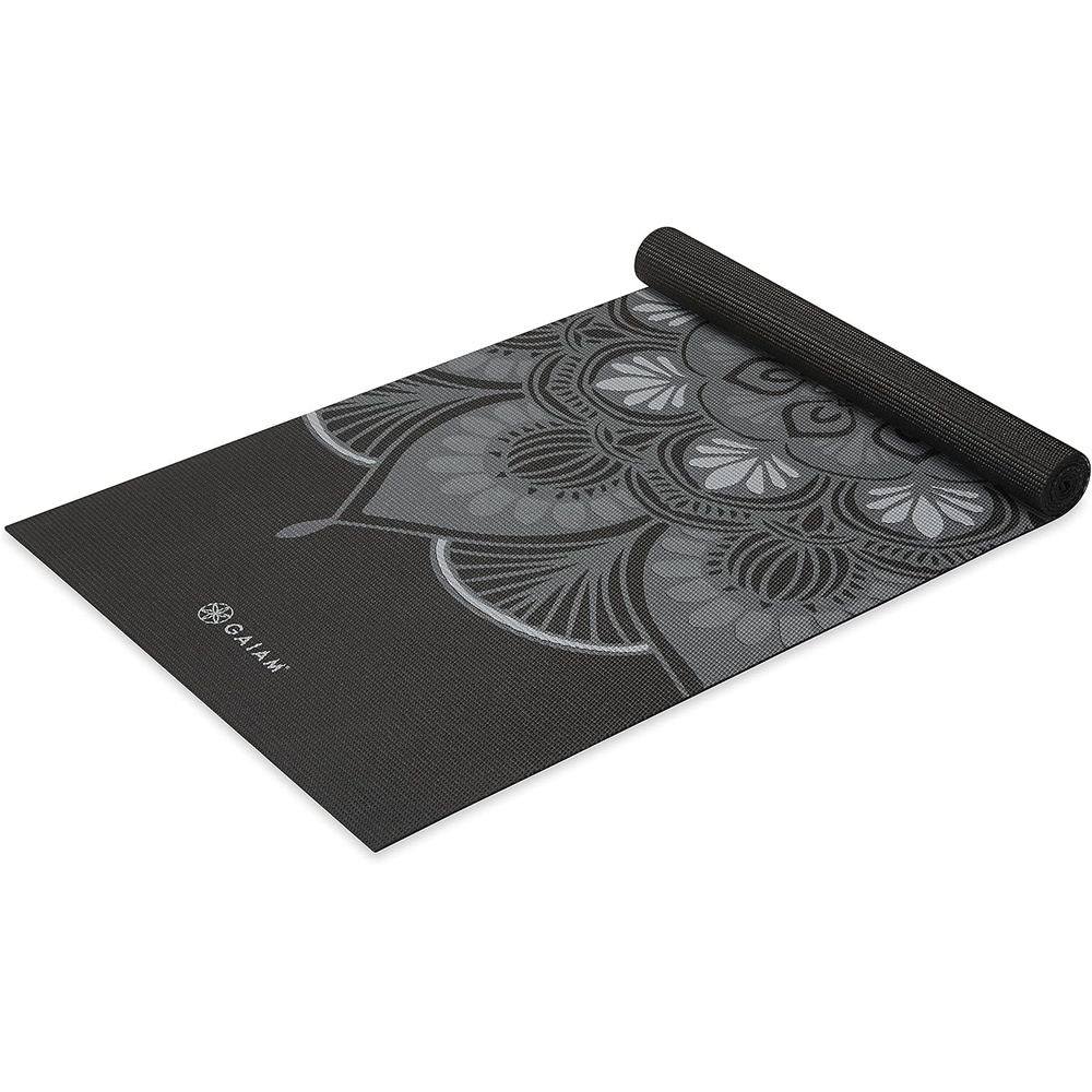 image:imageGaiam Yoga Mat Classic Print 4mm NonSlip MatMystic Ink