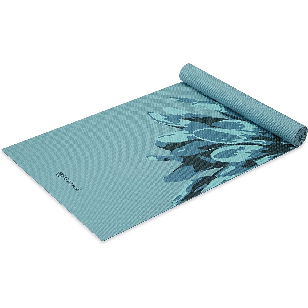 image:imageGaiam Yoga Mat Classic Print 4mm NonSlip MatVibrant Flourish