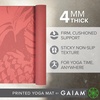 Gaiam Yoga Mat Classic Print, 4mm Non-Slip Mat(Tropical Sunrise)