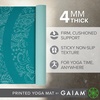 Gaiam Yoga Mat Classic Print, 4mm Non-Slip Mat(Under the Sea)
